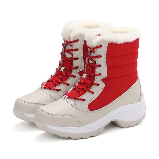 Snow Boots for Women Platform Shoes Boots Plush Keep Warm Women'S Thigh High Boots Winter Ankle Boots Comfortable Walking Shoes