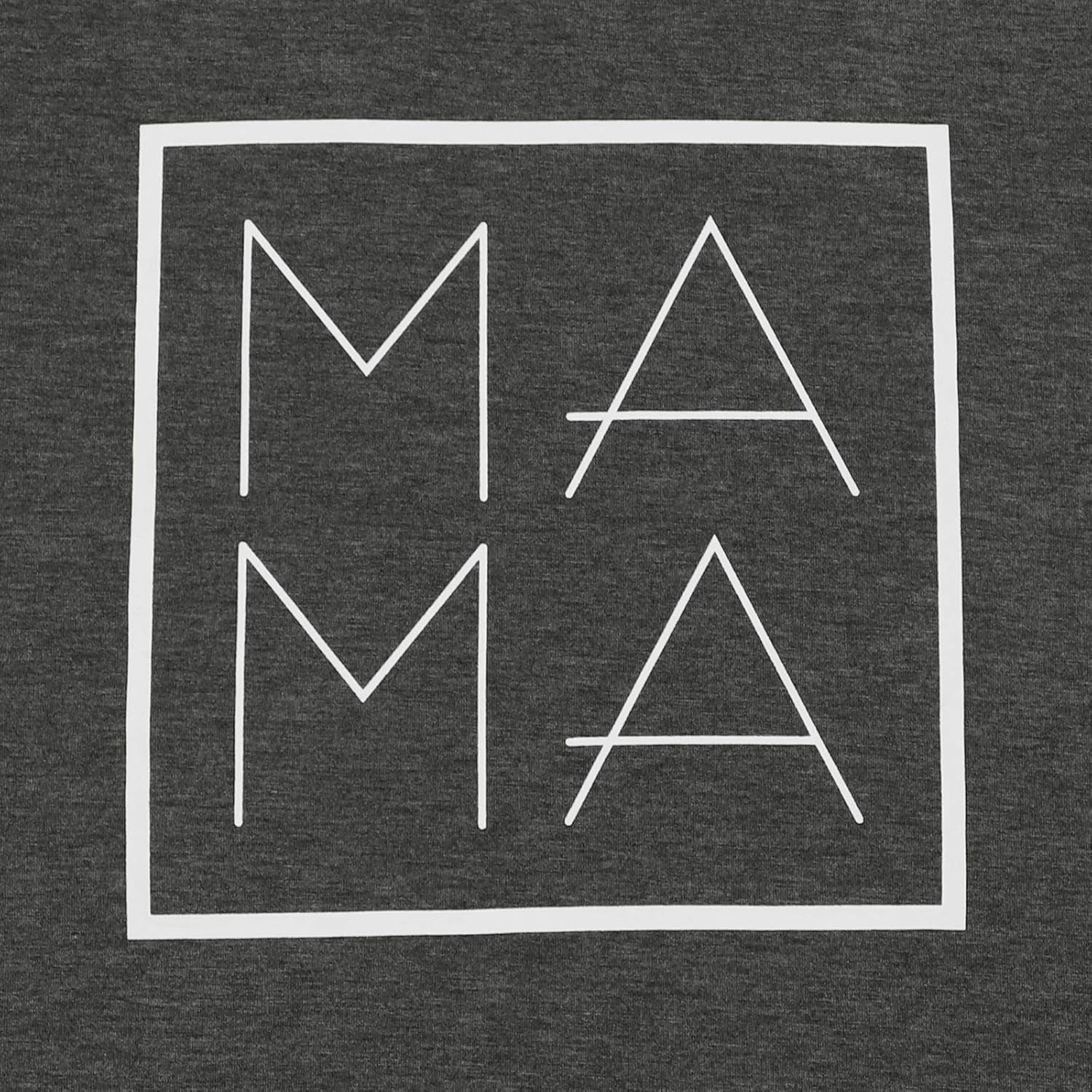 Mama Sweatshirt Women Mama Letter Print Graphic T Shirt Long Sleeve Casual Fashion Pullover Tops Dark Grey