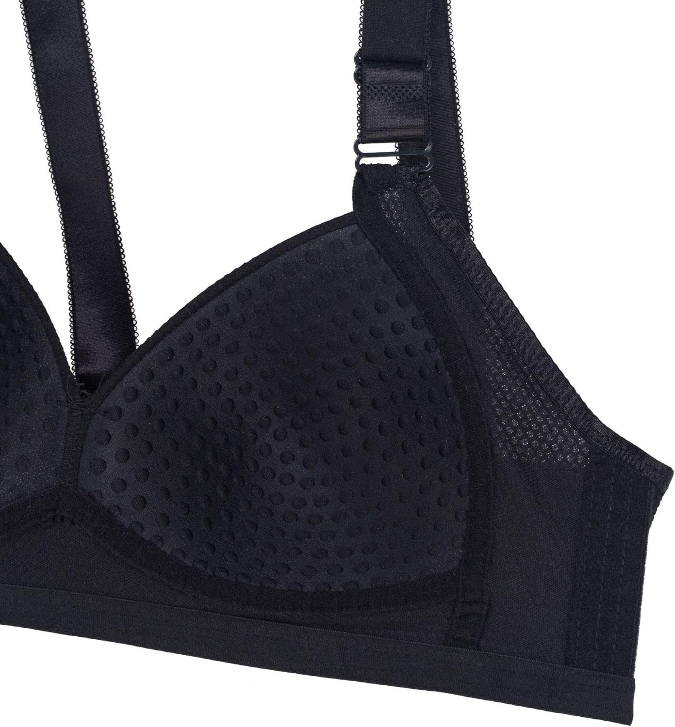 Everyday Bra for Women Full Coverage Compression Bra No Underwire Lace Unlined Bras Lightly Padded Bras