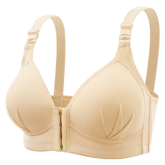 New Front Button Breastfeeding Bra without Steel Ring Thin Size Comfortable and Traceless Pregnant Women'S Bra