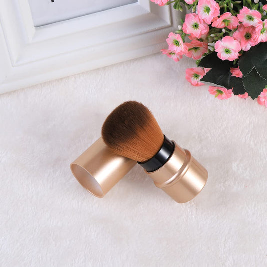 3Pcs Retractable Makeup Brush Professional Cosmetic Applicators for Foundation Powder and Blending Chic and Colors Essential Makeup Tools for All Skin Types