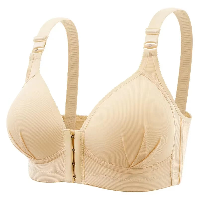 New Front Button Breastfeeding Bra without Steel Ring Thin Size Comfortable and Traceless Pregnant Women'S Bra