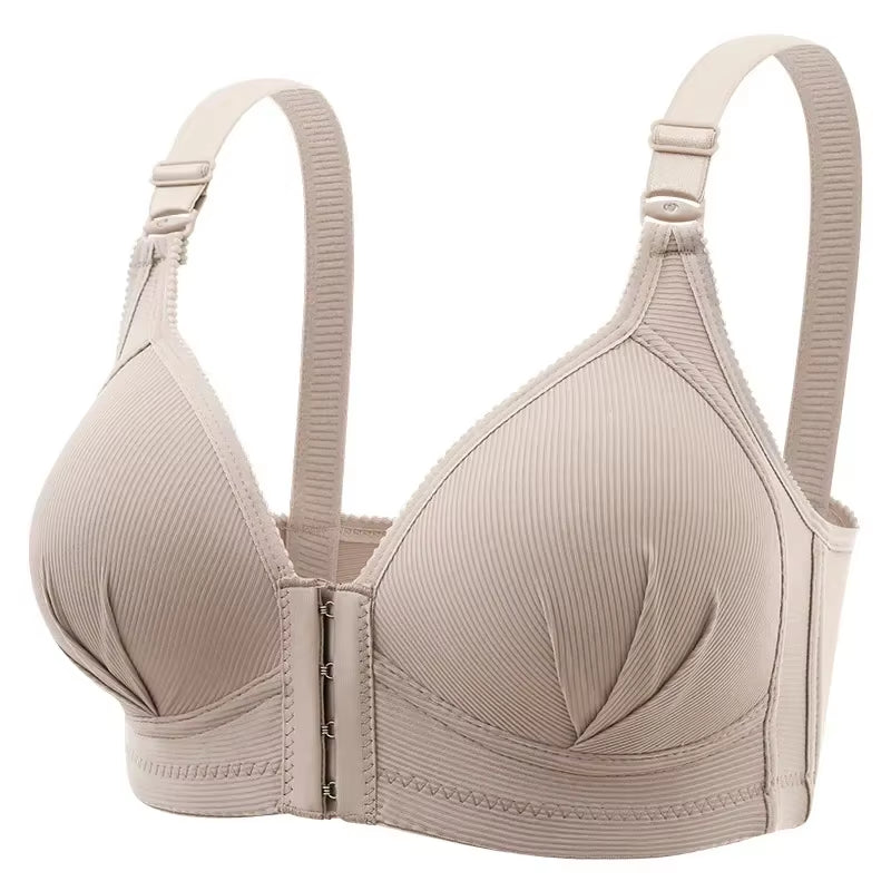 New Front Button Breastfeeding Bra without Steel Ring Thin Size Comfortable and Traceless Pregnant Women'S Bra
