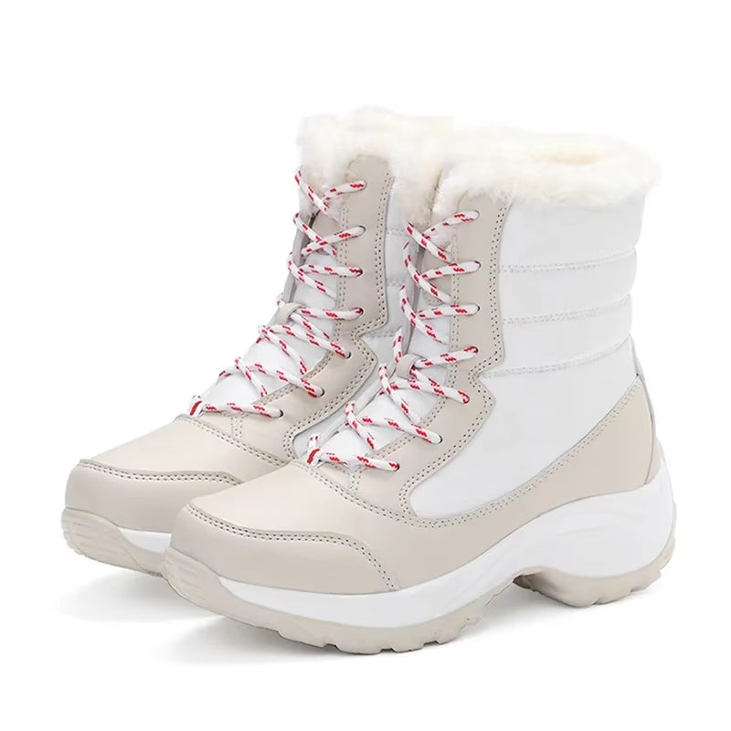 Snow Boots for Women Platform Shoes Boots Plush Keep Warm Women'S Thigh High Boots Winter Ankle Boots Comfortable Walking Shoes
