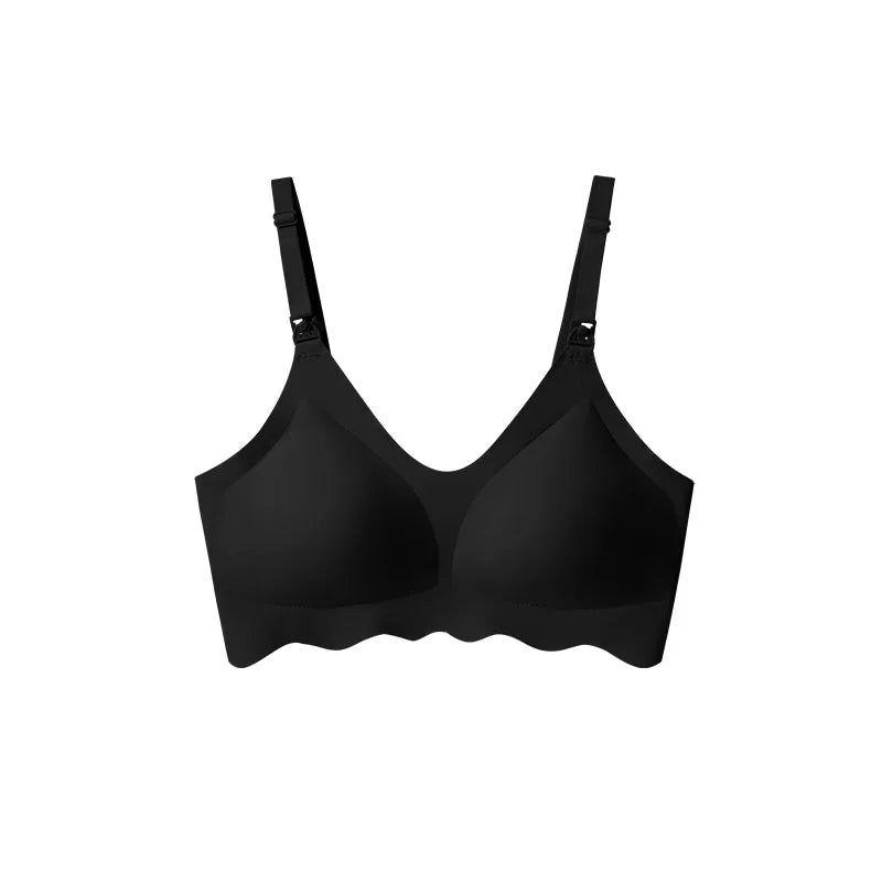 New Traceless Women'S Comfortable and Breathable Ultra Thin Breastfeeding Bra Detachable Breastfeeding Bra